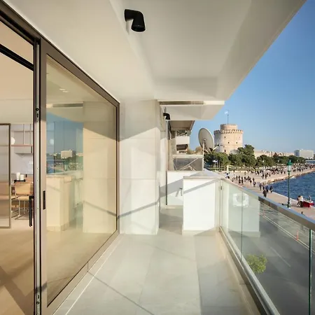 F & B Collection - Luxury Seafront 2 Bedroom Apartment Thessaloniki Exterior foto